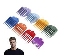 UEAVOID 8 Guide Ensemble Peigne, guidage de tondeuse à cheveux, 8 peignes de guidage pour accessoires de tondeuse de rechange, sabot tondeuse, guide taille, peigne coupe cheveux