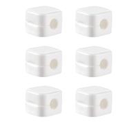 UEAVOID Clips Câble Bureau, 6 pièces, réglables, magnétiques, autocollants, d'organisateurs de câbles, Range Silicone Fixe, pour Câbles de Chargeur/Souris/Écouteur/Ustensiles de Cuisine (blanc)