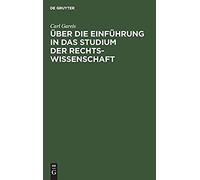 Über Die Einführung In Das Studium Der Rechtswissenschaft