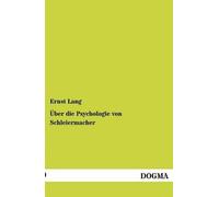 Über Die Psychologie Von Schleiermacher