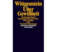 Über Gewißheit Wittgenstein, Ludwig (Auteur)