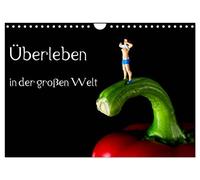Überleben in der großen Welt - HO Figuren (Wandkalender 2026 DIN A4 quer), CALVENDO Monatskalender: Kleine Figuren erleben die große Welt