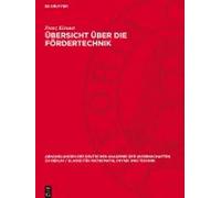 Übersicht Über Die Fördertechnik