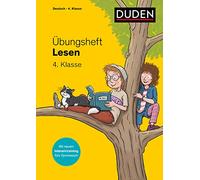 Übungsheft - Lesen 4. Klasse: Mit Stickern und Lernerfolgskarten