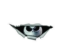 UEDJSHGD Autocollants pour voiture L'Étrange Noël de Monsieur Jack 3D - Graphique animal domestique - Pour fenêtre de voiture, ordinateur portable - Imperméable et écran solaire - En vinyle - 13 x 8