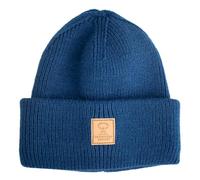 UEFA Bonnet d'hiver pour Femme Ligue des Champions - Produit sous Licence Officielle UWCL, Couvre-Chef en Tricot Doux, Bonnet Unisexe Confortable, Lavable en Machine, Bleu, Taille Unique