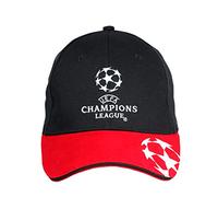 UEFA Champions League - Casquette Rouge et Noir - Taille Unique - Large