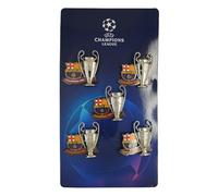 UEFA Champions League Winner Set Pin Badge FC Barcelona 5 pcs in 2D Metal