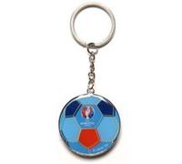 UEFA Euro 2016 - Porte-Clés Epoxy Ballon Bleu 40mm - Produit Officiel bleu G