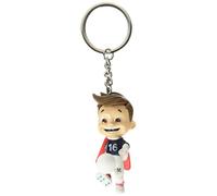 UEFA EURO 2016 - Porte clés Officiel Jongler avec Mascotte Officielle de la La 2016 Le Football Euro - 7 cm 3D Figurine