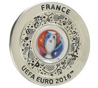 UEFA EURO 2016 -Produit Officiel pin argenté avec Logo Rond, emblème de Coupe