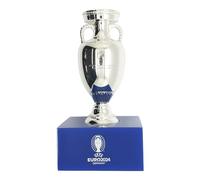 UEFA Euro 2024 AMBALLCOM Réplique du Trophée 3D sur le Podium avec le logo| Différentes Tailles | Multicolore | (100mm)