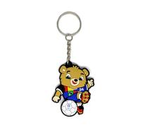 UEFA Euro 2024 AMBALLCOM | UEFA | Porte-clés Mascotte En PVC | Coloré | 37x68 mm sans Attache | Cadeau pour un Fan de Football