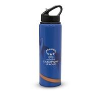 UEFA Gourde de sport de la Ligue des champions pour femme avec paille, 750 ml, produit officiel UWCL, design anti-fuite, sans BPA, produit officiel UWCL, cadeau