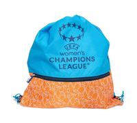UEFA Sac de gym pour femme Ligue des Champions - UWCL, produit sous licence officielle, léger, cordon de serrage, excellente idée cadeau de football