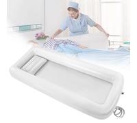 UEGFSIJRF Baignoire Gonflable Pliable for Le Bain au lit - Kit de Douche médicale avec Coussin d'air for Personnes âgées, handicapées et Soins postopératoires