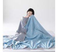 UEGFSIJRF Couverture rafraîchissante for dormeurs Chauds Sueurs Nocturnes, Couette rafraîchissante, Douce légère, for Toutes Saisons(Sky Blue,200 * 230cm)