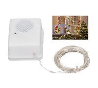 UEGFSIJRF Guirlande lumineuse décorative de Noël - Musique - Ambiance joyeuse - Patio - Décoration de jardin - Intérieur ou extérieur - Pour sapin de Noël - 3 m