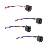UEGVJIAS Compatible avec Jaguar pour S Type 2000-2008 Connecteur De Capteur De Stationnement PDC 968402-1 1J0972483A 1-967642-1 1627680280 3603110AKZ36A Capteur PDC(4pcs Connector)