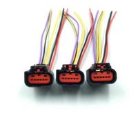 UEGVJIAS connecteur capteur Compatible avec Peugeot pour Boxer Connecteur De Capteur De Débitmètre d'air Massique MAF 6 Broches Faisceau De Câbles 9657127480 1920KQ AFH70M-54(3pcs)