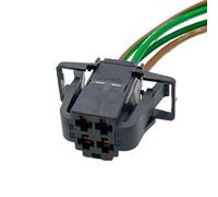 UEGVJIAS connecteur capteur Compatible avec Q3 Q5 Interrupteur De Pare-Soleil De Fenêtre Automatique À 4 Broches Connecteurs Électriques De Feu Arrière Faisceau De Câbles Prise 1J0971974