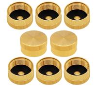 Uenede Lot de 8 bouchons de bouteille de propane en laiton massif compatibles avec tous les cylindres de recharge de gaz de 0,5 kg