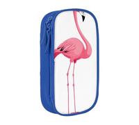 UENFFKDAP Flamingo Grande Capacité Trousse à Crayons Étudiant Trousse Cosmétique Sac à Maquillage Convient pour les École et le Bureau, Unisexe, bleu, Taille unique, Trousse de maquillage