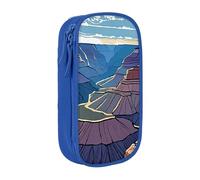UENFFKDAP Grand Canyon Grande Capacité Trousse à Crayons Étudiant Trousse Cosmétique Convient pour l'école et le bureau Unisexe, bleu, Taille unique, Trousse de maquillage