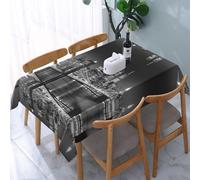 UENFFKDAP Nappe rectangulaire New York, imperméable, lavable et réutilisable. Utilisée dans les restaurants, les fêtes, l'intérieur et l'extérieur. 137 x 183 cm