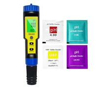 Ueomul pH Chlore Mètre Piscine 7 EN 1, Tester pH Chlore (FAC) TDS EC Salinité ORP et Température avec ATC, Testeur Qualité Eau étanche IP67, précision élevée pour eau potable, spa, hydroponie