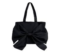 UERSJWYSO Grands Sacs à Main Tendance avec NœUd pour Femmes Sac à Poignée SupéRieure avec NœUd Sac Fourre-Tout Hobo,Noir