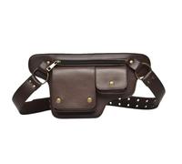 UERSJWYSO Sac Banane en Cuir PU pour Femme Style Vintage Style Cowboy Occidental Utilitaire Décontracté Voyage Sport,Marron