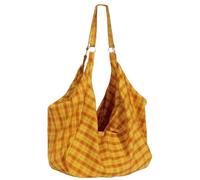 UERSJWYSO Sac Bandoulière en Toile pour Femme Léger Grand Format Tendance Fourre-Tout De Voyage Décontracté,Jaune