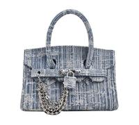 UERSJWYSO Sac Fourre-Tout en Jean pour Femme Poignée SupéRieure Sac à Main DéContracté Sac de Travail Sac à Main avec Boucle de Verrouillage,1