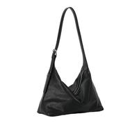 UERSJWYSO Sacs Hobo pour Femmes Sacs à BandoulièRe en Cuir VéRitable de Qualité SupéRieure BandoulièRe RéGlable Sacs à Main Tendance pour Dames,Noir