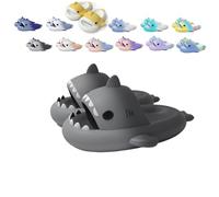 UERSUR Sandales Shark pour enfants, chaussures de requin, pantoufles requin, Sharky Chanclas, originales pour enfants garçons et filles, p, 33/34 EU