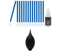 UES APS-C Kit de nettoyage pour capteur d'appareil photo (14 tampons + 15 ml de nettoyant) et souffleur d'air pour capteur d'objectif