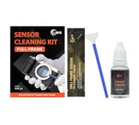 UES FFR24 Kit de Nettoyage Capteur Appareil Photo Plein Format (Hybride et Reflex) - 14 Bâtonnets (24 mm) & 15 ML Liquide Nettoyant - Élimine la Poussière (Compatible avec Canon, Sony, Nikon)