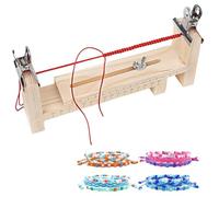 UESDU Kit Fabrication Bracelet, Gabarit Paracorde Bois Paracord Jig Kit de Fabrication de Bracelets avec 2 Pinces Réglables pour Tressage Bracelet