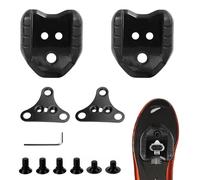 ueslwser Lot de 2 adaptateurs de crampons de vélo, 3 trous pour chaussures de vélo SPD, compatibles avec Shimano SPD Cleat, SM-SH41, pour pédales de vélo de route, pédales de vélo