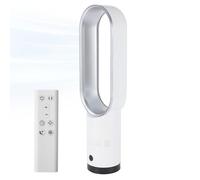 UEXEDO 24in Ventilateur Colonne Sans Pale,Ventilateur Tour Silencieux avec télécommande,10 Vitesses,Oscillation 90°,minuterie 9h,Rafraichisseur d'Air,Ventilateur Colonne pour Maison,Bureau (argenté)