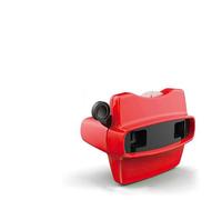 UEXEDO 3D Children's Slide Viewer - Interactive STEM Toy Slides with Optical Depth, Drop Resistant Design, Natural/Spatial Themes, Classroom and Home Education Toys (Rouge)