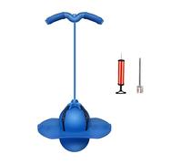 UEXEDO Ballon Sauteur avec Poignée Élastique Amovible pour Enfants, Ballon d‘Équilibre Gonflable PVC - Améliore la Coordination et la Motricité, Jouet d’Intérieur/Extérieur pour Enfants (Blue)