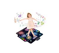 UEXEDO Tapis de Danse pour Fille, Tapis Musical LED avec 3 4 5 6 7 8 9 Ans, 5 Modes, 6 flèches Lumineuses et Bluetooth, indicateur Lumineux Double, Utilisation en intérieur/extérieur (Noir)