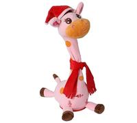 UEXEDO Une Girafe Interactive Qui Danse, Chante, Parle et répète ce Que Vous Dites. Un Jouet éducatif adapté aux Nourrissons et aux Tout-Petits âgés de 0 à 6 Ans. (Rose + Rouge)