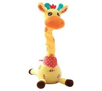 UEXEDO Une Girafe Interactive Qui Danse,Peluche Musicale Bebe, Musique Qui Bouge,Un Jouet éducatif adapté aux Nourrissons,Jouets musicaux,Cadeau paques Bebe (Jaune)