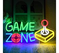 UExnkj-Y Zone de Jeu Néon Signe Gaming Enseigne Lumineuse LED Jeu Neon pour Salle de Jeux, Zone de Jeux, Man Cave, Cadeaux pour les Joueurs, les Garçons, les Hommes