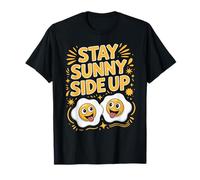 Œuf Amusant Positivité Stay Sunny Side Up T-Shirt