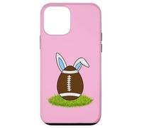 Œuf de Ballon de Football avec Oreilles de Lapin Happy Easter Day Girl Kids Coque pour iPhone 12 Mini