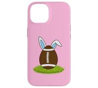 Œuf de Ballon de Football avec Oreilles de Lapin Happy Easter Day Girl Kids Coque pour iPhone 14